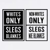 Whites Only Slegs Blankes Nonwhites Only Slegs Nie Blankes Youth Performance Sprint T-Shirt