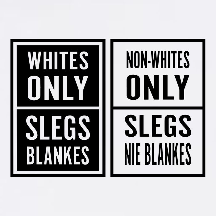 Whites Only Slegs Blankes Nonwhites Only Slegs Nie Blankes Youth Performance Sprint T-Shirt