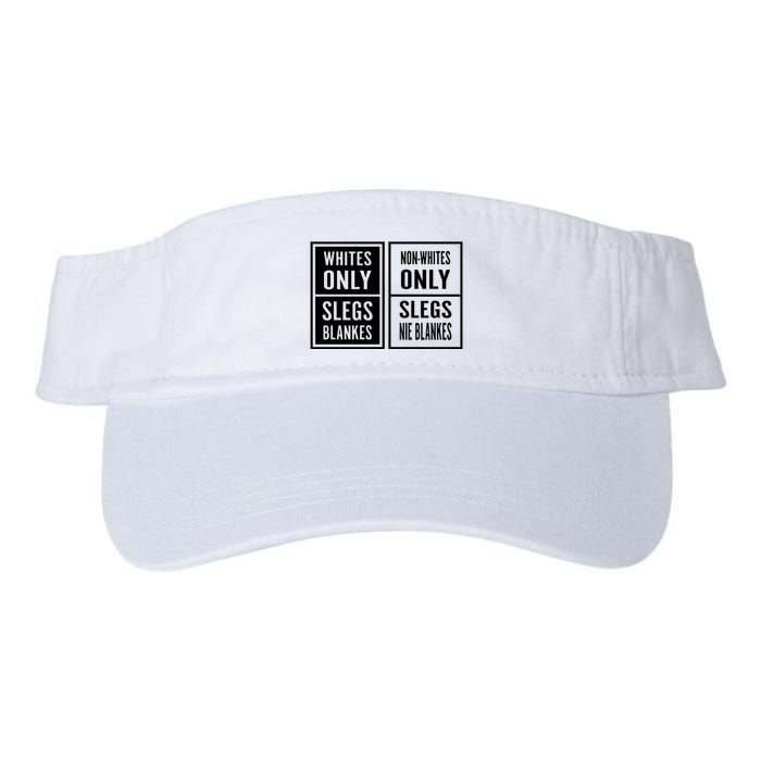 Whites Only Slegs Blankes Nonwhites Only Slegs Nie Blankes Visor