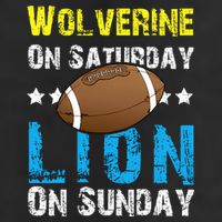 Wolverine On Saturday Lion On Sunday Cool Comfort Performance Bucket Hat