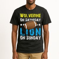 Wolverine On Saturday Lion On Sunday Tall T-Shirt