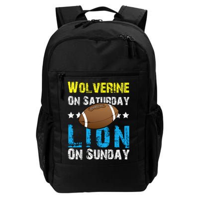 Wolverine On Saturday Lion On Sunday Backpack