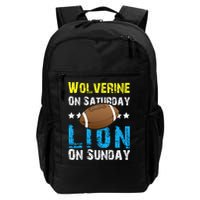 Wolverine On Saturday Lion On Sunday Backpack