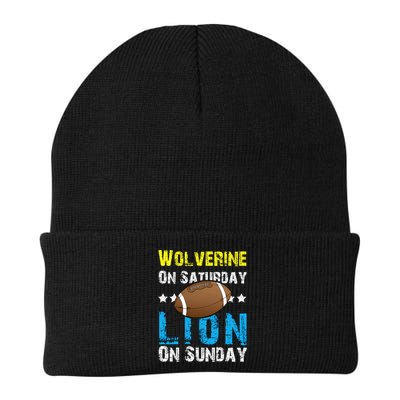 Wolverine On Saturday Lion On Sunday Beanie
