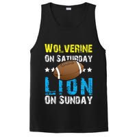 Wolverine On Saturday Lion On Sunday PosiCharge Competitor Tank