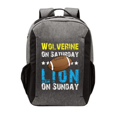 Wolverine On Saturday Lion On Sunday Vector Backpack