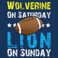 Wolverine On Saturday Lion On Sunday Infant Baby Jersey Bodysuit