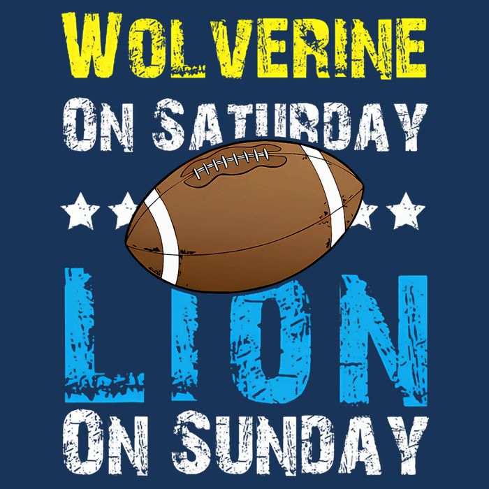Wolverine On Saturday Lion On Sunday Infant Baby Jersey Bodysuit