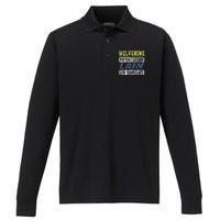 Wolverine On Saturday Lion On Sunday Funny Performance Long Sleeve Polo