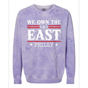 We Own The East 2024 Colorblast Crewneck Sweatshirt