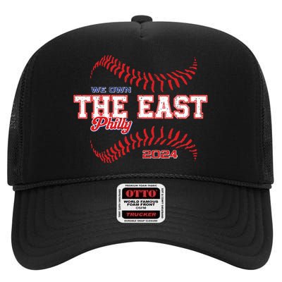 We Own The East High Crown Mesh Back Trucker Hat