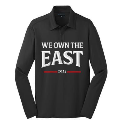 We Own The East Silk Touch Performance Long Sleeve Polo