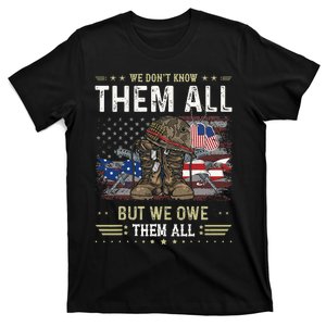 We Owe Them All Partiotic Veterans Day Memorial Day T-Shirt