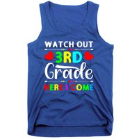 Watch Out Third Grade Here I Come Cute Gift Tank Top