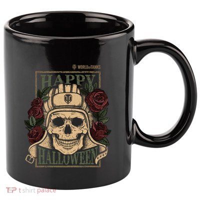 World Of Tanks Happy Halloween Gift 11oz C Handle Ceramic Mug