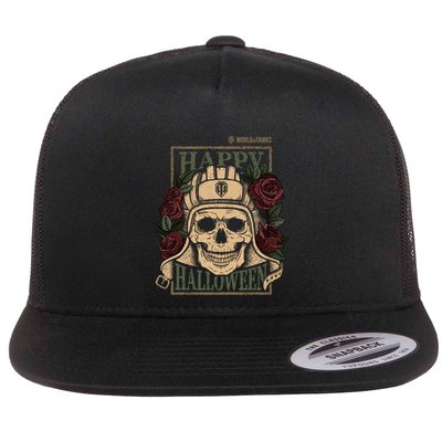 World Of Tanks Happy Halloween Gift Flatbill Hat