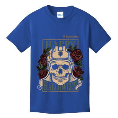 World Of Tanks Happy Halloween Gift Kids T-Shirt