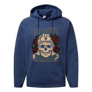 World Of Tanks Happy Halloween Gift Performance Fleece Hoodie