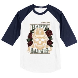 World Of Tanks Happy Halloween Gift Baseball Sleeve Shirt