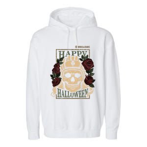 World Of Tanks Happy Halloween Gift Garment-Dyed Fleece Hoodie