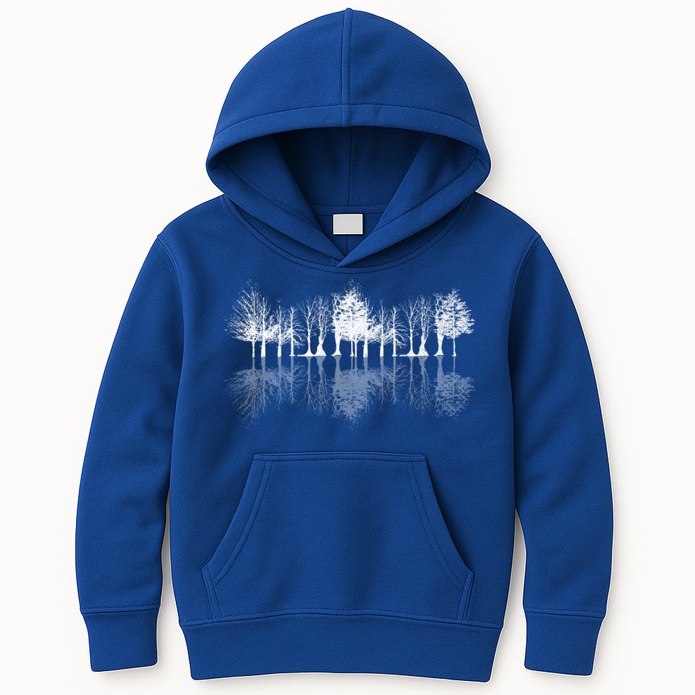 Wildlife Outdoor Trees Wild Nature Reflection Forest Great Gift Kids Hoodie