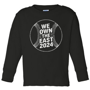 We Own The East 2024 Toddler Long Sleeve Shirt