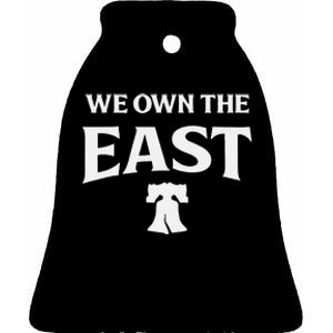 We Own The East Ceramic Bell Ornament