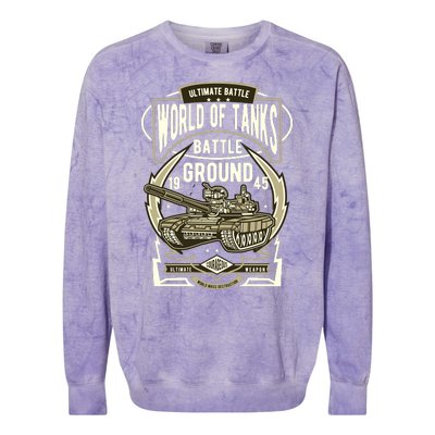 World Of Tanks Colorblast Crewneck Sweatshirt