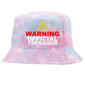 Warning Official Teenager 13th Birthday Tie-Dyed Bucket Hat