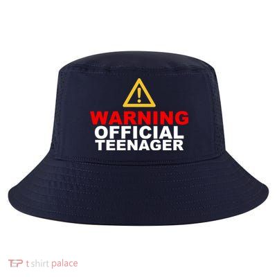 Warning Official Teenager 13th Birthday Cool Comfort Performance Bucket Hat