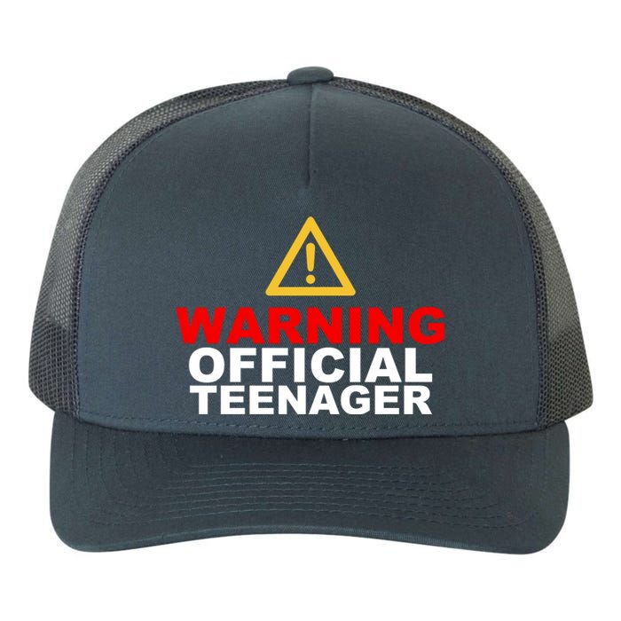 Warning Official Teenager 13th Birthday Yupoong Adult 5-Panel Trucker Hat