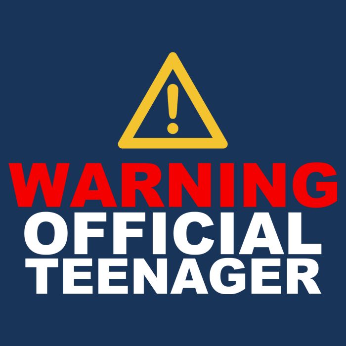Warning Official Teenager 13th Birthday Cooling Performance Crew T-Shirt