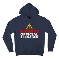 Warning Official Teenager 13th Birthday Hoodie