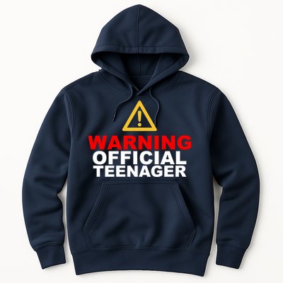 Warning Official Teenager 13th Birthday Hoodie