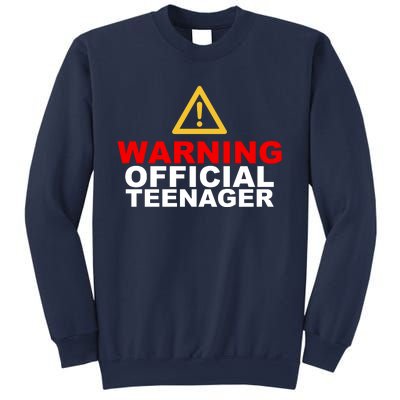 Warning Official Teenager 13th Birthday Sweatshirt