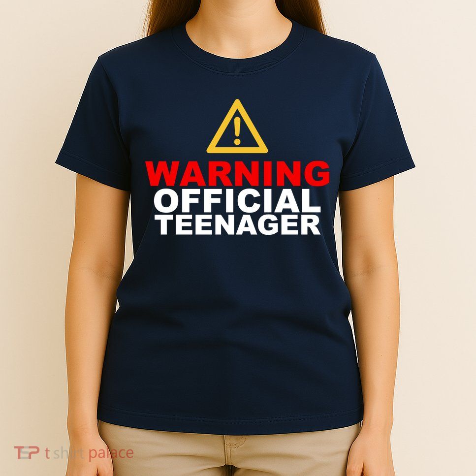 Warning Official Teenager 13th Birthday T-Shirt