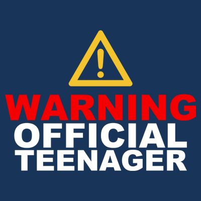 Warning Official Teenager 13th Birthday T-Shirt