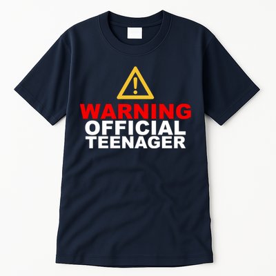 Warning Official Teenager 13th Birthday Tall T-Shirt