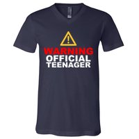 Warning Official Teenager 13th Birthday V-Neck T-Shirt