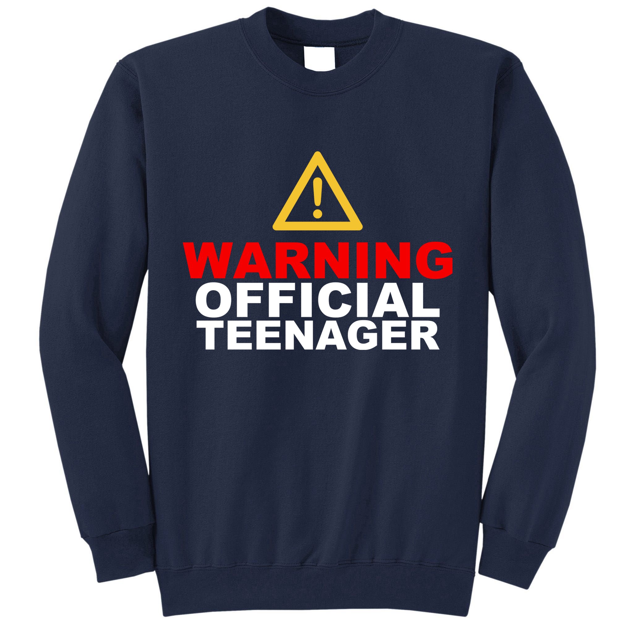 Warning Official Teenager 13th Birthday Tall Sweatshirt