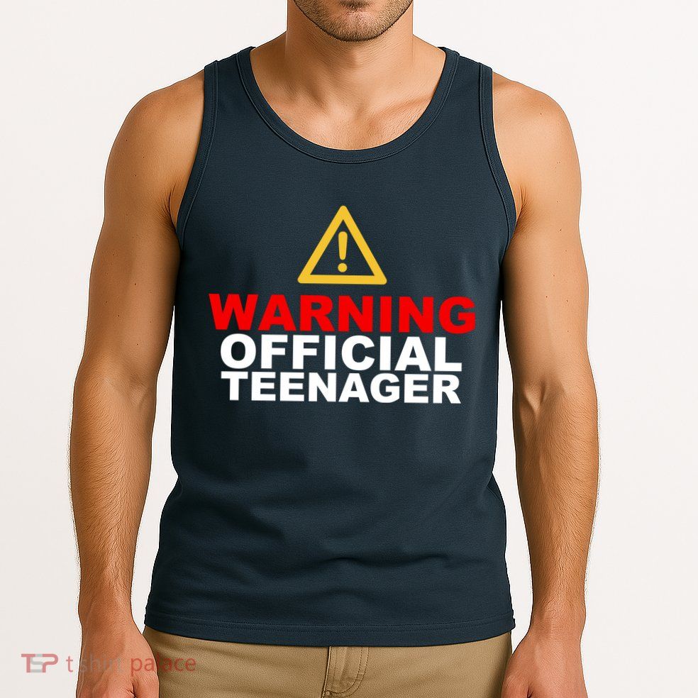 Warning Official Teenager 13th Birthday Tank Top