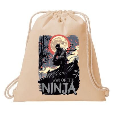 Way Of The Ninja Drawstring Bag