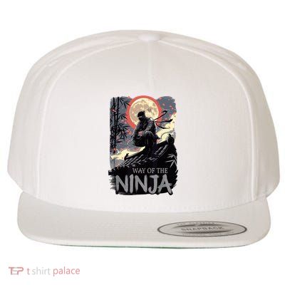 Way Of The Ninja Wool Snapback Cap