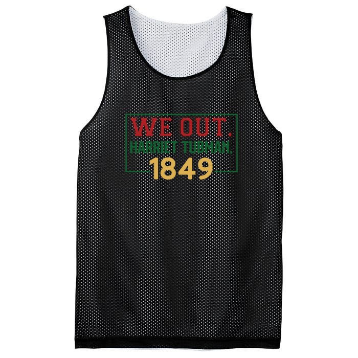 We Out.harriet Tubman,1849 Black History Month African American Mesh Reversible Basketball Jersey Tank