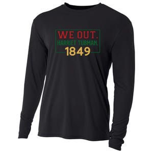 We Out.harriet Tubman,1849 Black History Month African American Cooling Performance Long Sleeve Crew