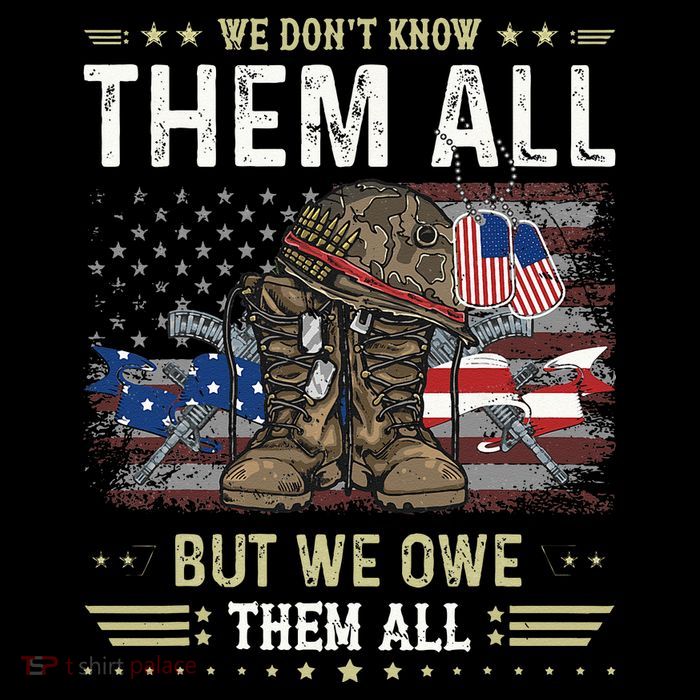 We Owe Them All Partiotic Veterans Day Memorial Day Impact Tech Backpack