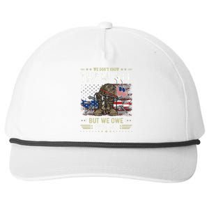 We Owe Them All Partiotic Veterans Day Memorial Day Snapback Five-Panel Rope Hat