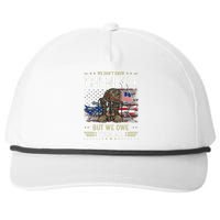 We Owe Them All Partiotic Veterans Day Memorial Day Snapback Five-Panel Rope Hat