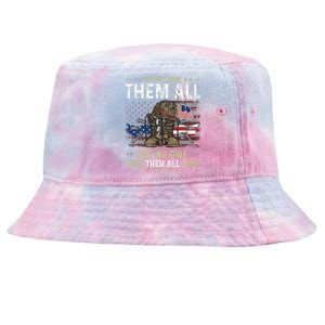 We Owe Them All Partiotic Veterans Day Memorial Day Tie-Dyed Bucket Hat