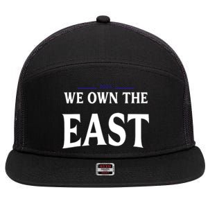 We Own The East 7 Panel Mesh Trucker Snapback Hat